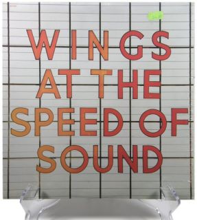 Paul McCartney Wings at The Speed of Sound 1st Press LP 1976 SEALED