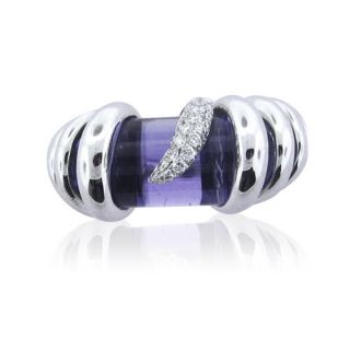  De Grisogono Amethyst Diamond Ring
