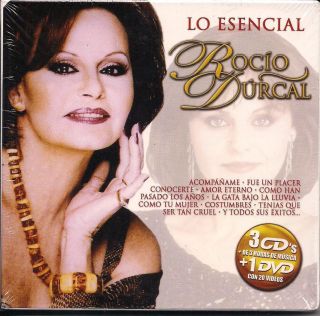 Lo Esencial De Rocio Durcal CD NEW 3 Disc Set + DVD 80 Songs