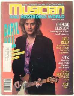 International Musician Magazine Daryl Hall George Clinton Lou Reed GTR