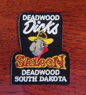 Deadwood Dicks Western Character Embroidered Patch