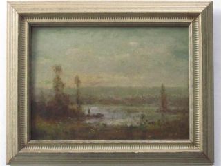De LAubinière Fine Signed French Impressionist Oil Painting Canadian