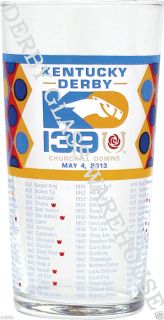  New Official 2013 Kentucky Derby Glasses in Stock Ready to SHIP