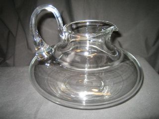 unusual shaped glass pitchers or wine decanters