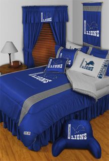 NFL Detroit Lions Football Twin Bedding Comforter Set