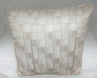  Collection Ombre Mosaic Pearl 16 Square Decorative Pillow New