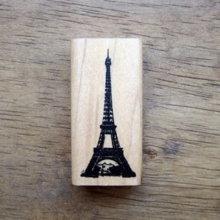 Decorative Stamps Rubber Stamp Vintage Eiffel Tower