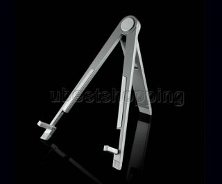 Aluminum Silver Desktop Holder Compass Mobile Stand for iPad Galaxy