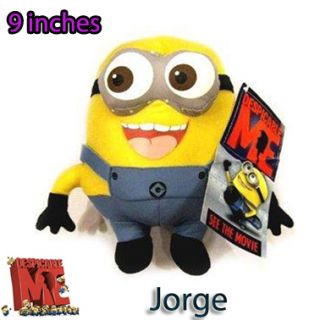 Plush Toy from Despicable Me Movie GRUs Minions Jorge