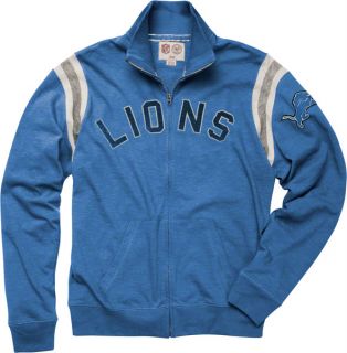 Detroit Lions Blue 47 Brand Stadium Track Jacket