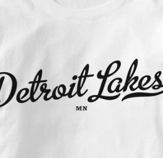 Detroit Lakes Minnesota MN Metro Souvenir T Shirt XL