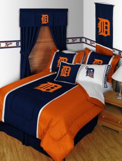 Detroit Tigers Twin Comforter 3pc Sheets MLB Bedding
