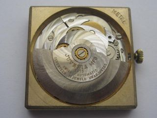 JUVENIA MFG 1015 17J WRISTWATCH DIAL & MOVEMENTS PARTS