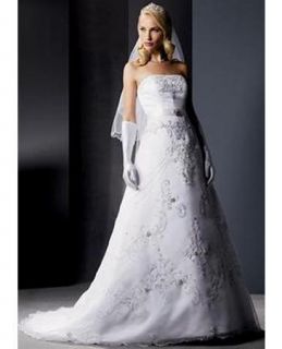 Davids Bridal Oleg Cassini Dress Gown
