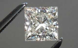 75ct Natural Princess Shape Loose Diamond agl Diamond F I2