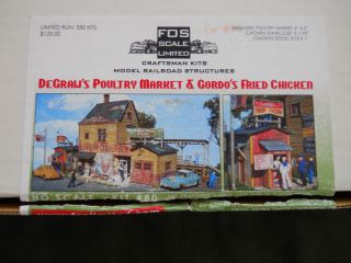 FOS Scale Models DeGraws Poultry Market Gordos Fried Chicken