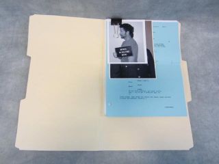 HOUSEWIVES SCREEN USED MIKE DELFINO CASE FILES & EP 120 PARTIAL SCRIPT
