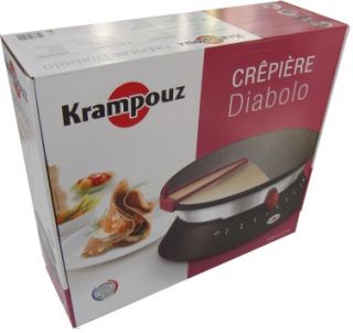 Original France Krampouz Crepe Maker Diabolo Green