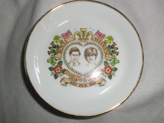 Hammersley Charles Diana Royal Wedding Trinket Dish