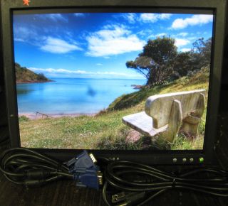 Dell E156FP Black 15 inch Flat Panel LCD Computer Desktop Monitor VGA