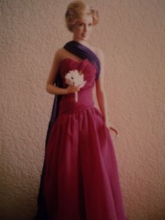 Princess Diana Princess of Culture Porcelain Doll Franklin Mint No