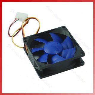 Brushless DC Cooling Cooler Fan 12V 7 Blades 80x80x25mm Hydro Bearing