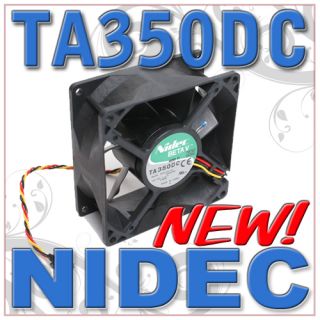 New Nidec Beta V 3 Pin CPU Fan TA350DC M35105 58 G5DELP6 Dell F3689