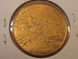 Deadwood South Dakota Centennial Medal, 1876 1976