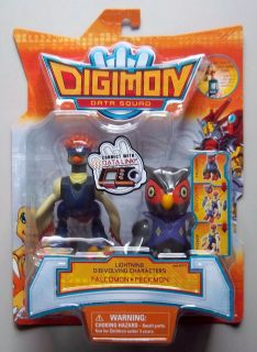 Digimon Digivolving Falcomon to Peckmon Action Figure