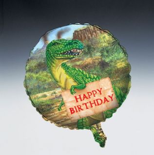 Diggin for Dinos 45 cm Dinosaur Happy Birthday Foil Balloon