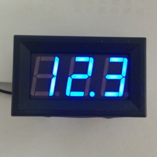 digital Blue LED Mini Voltmeter Voltage Volt Panel Meter Tester Gauge