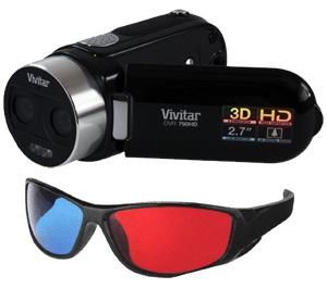 Vivitar DVR 790HD 3D HD Digital Video Camera Camcorder Black New USA