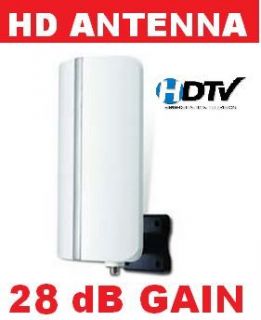 DIGITAL HDTV UHF VHF DTV INDOOR OUTDOOR ANTENNA COAX CALBE HD TV AMP