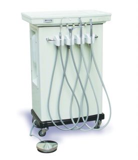 Deluxe Portable Dental Unit Equipment Delivery Cart X