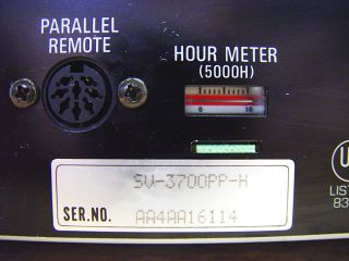 SV 3700 Professional DAT Digital Audio Tape Deck Recorder SV 3700PP H