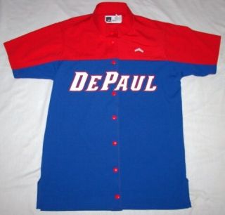 DePaul Blue Demons Authentic Basketball Warmup Jersey M