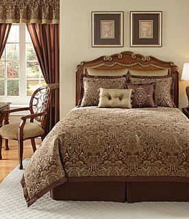 New NOBILITY ABERDEEN COLLECTION QUEEN COMFORTER SET 8 PC
