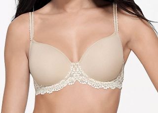 the perfect t shirt bra decked out in lace seamless foam contour cups