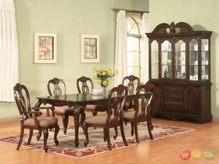 Diamante Traditional Formal Dining Room 7 Piece Set New