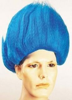 Deluxe Thing One Wig Thing Two Wig Blue Dr Seuss Troll