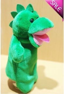 Cute Dinosaur Hand Sock Puppet Plush Toy Registered Mail