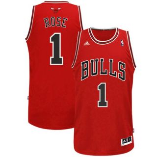 Chicago Bulls Derrick Rose Red Adidas Swingman Jersey Sz Youth Small