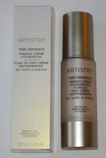 Amway Artistry Time Defiance Firming Creme Foundation BEIGE 1 Oz