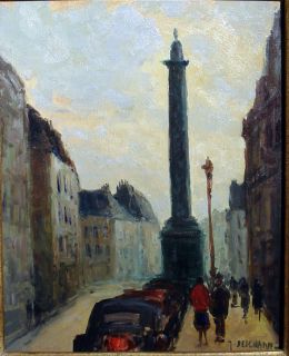 Gabriel Deschamps 1919 Listed French Artist Original Frame w