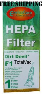 Dirt Devil Vacuum Cleaner F1 HEPA Filter