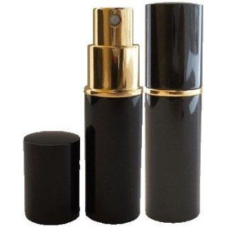  Gold Titanium Travel Refillable Perfume Atomizer Vial Spray 5ml