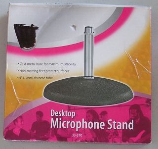  Radioshack® Desktop Microphone Stand 33 370