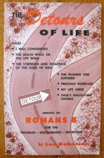Lee Roberson Sermon Books The Detours of Life The
