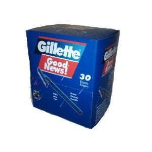 Gillette good news disposable razors. Twin gillette comfort blades are