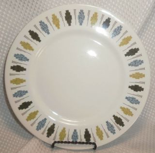 Myotts Fine White Delta Ironstone Dinner Plate